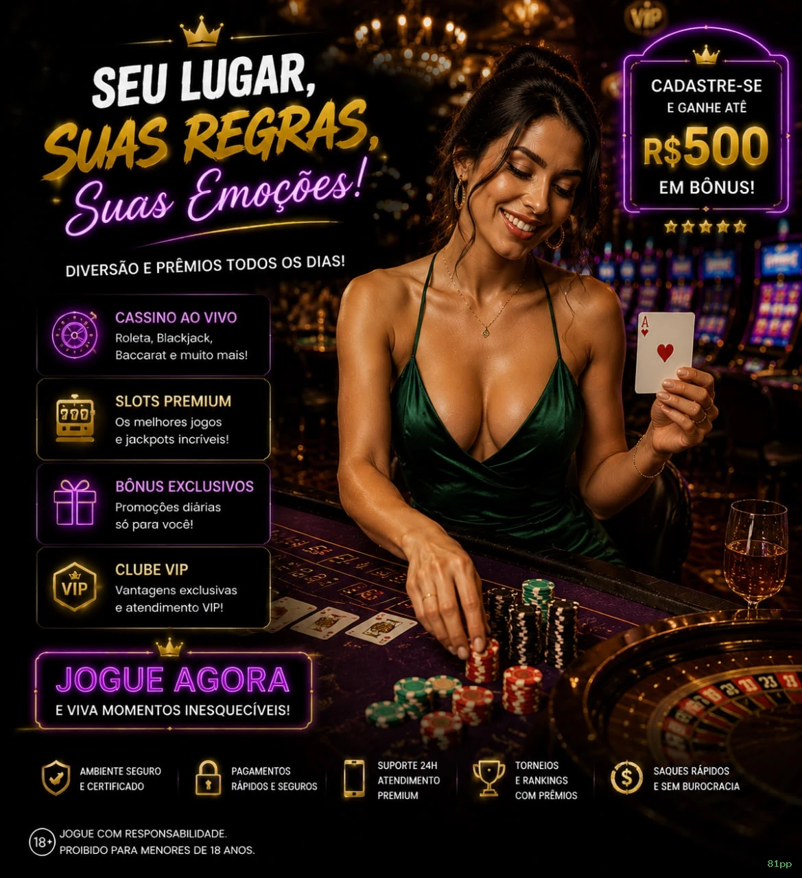 Cassino ao vivo 81pp dealers